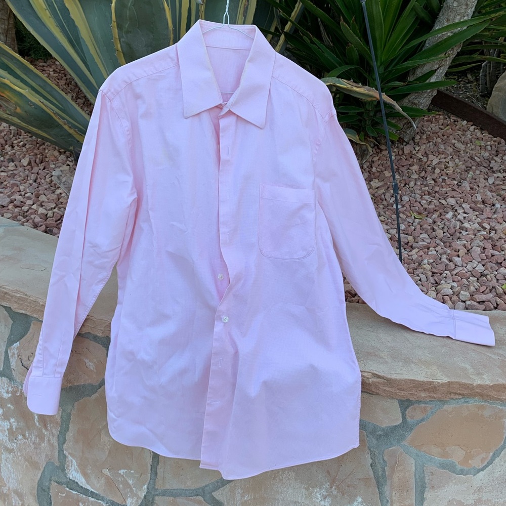 Pink Button Long Sleeve Shirt - GMD